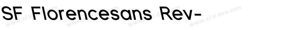 SF Florencesans Rev字体转换